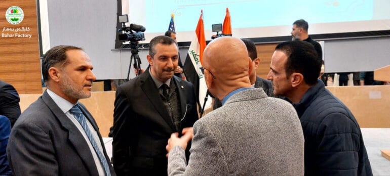 بەرێوەبەری کارگەی بەهار، بەشداربوو لەئیڤێنتێکی بازرگانی لەشاری سلێمانی.